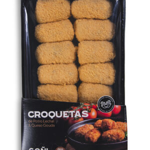 CROQUETAS DE CARNE PICADA de Potro Lechal & QUESO GOUDA